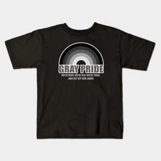 Gray Pride Kids T-Shirt